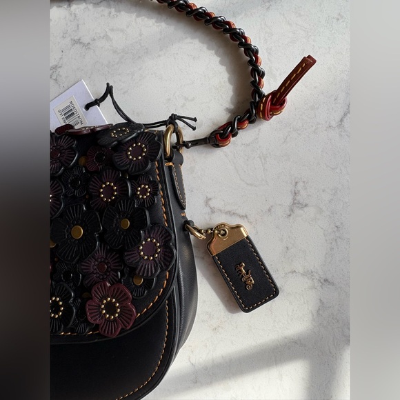 Coach 1941 Dinky Saddle Bag Tea Rose NEW - Picture 4 of 16